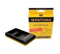 Patona Cargador rÃ¡pido doble para Panasonic DMW-BLF19