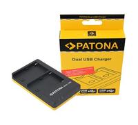 Patona Cargador rÃ¡pido doble para Sony NP-FM500H