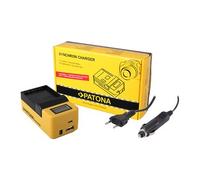 Patona Cargador USB síncrono para Olympus BLH1 BLH-1 con LCD