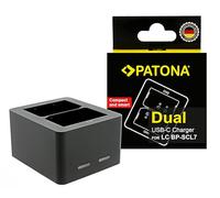 PATONA Dual Cargador de cámara USB-C para Leica M11, BP-SCL7, 24029 | Compatible: Leica M11P, M11M, Leica 24029, BP-SCL7