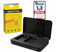 PATONA Dual Cargador USB-C/USB-A/Micro-USB para Fujifilm NP-W126 W126S | Cargador de viaje compacto para XM5 X100F X100V XA1 XA2 XA3 XA5 XS10 XT3 XT20 XT30 XT5 XT50 X-M5 X-S10, USB función powerbank