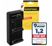 PATONA Dual LCD Cargador USB-C para Sony NP-F970 F750 F550 FM50 FM500H | Compatible: Sony, CCD-TR1 TR2 TR3 TR8E TR11 TR12 TR18 TR57 TR67 TR76 TR87 TR97 TR200 TR205 TR215 TR300 TR311E TR315 TR317