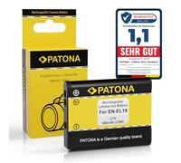 PATONA EN-EL19 Batería 600mAh para Nikon Coolpix S100 W100 W150
