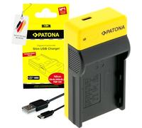 PATONA EN-EL3 Slim Cargador USB-C para EN-EL3a EN-EL3E Batería Compatible con Nikon D40 D50 D60 D70 D80 D90 D100 D200 D300 D700 D900 D3000 D5000