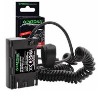 PATONA LP-E6NH Dummy Batería USB-C Adaptador de Corriente Cargador Compatible con Canon LP-E6 LP-E6N VP-DRE6 EOS R5 R6 R6II R7 5D Mark II Mark III 5DS R 6D 7D 60D 60Da 70D 80D 90D XC10 XC15