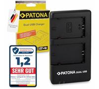 PATONA NP-FZ100 Cargador de batería - USB-C, Dual, LED (1927) - Compatible con Sony Alpha ILCE 6700 Alpha 7 III IV Alpha 7c Alpha 7R III IV V Alpha 9 9R 9S Vlog ZV-E1