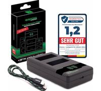 PATONA NP-W126s NP-W126 PD Performance Cargador de batería (1000mA) USB Mini Dual LCD - USB-C PD/QC Capable (161957)