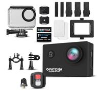 PATONA Platinum Action Cam Life SL3 4K | XDV App iOS & Android | 16 MP 140° gran angular | MicroSD | hasta 4K 90fps | Mando a distancia | Resistente al agua hasta 30 m | Altavoces | Micrófono interno