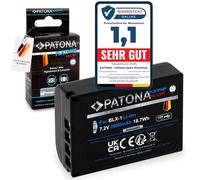 PATONA Platinum Batería BLX-1 2600mAh con USB-C - Repuesto para Olympus BLX-1 - Compatible con OM System OM-1, OM-1 Mark II y OM-3 - Carga Directa en la batería