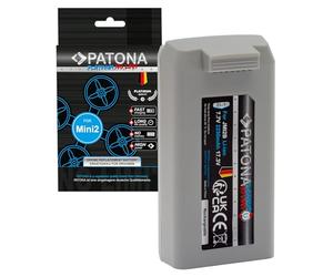 PATONA Platinum Batería Compatible con Drones dji Mini 2, Mini SE, Mini 4K | 2250mAh, 17.33Wh, 7.7V Li-Ion | Reemplazo para CP.MA.00000326.02, con Protección contra Sobrecarga y Cortocircuito
