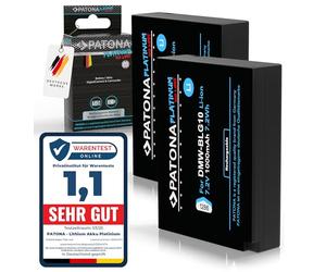 PATONA Platinum - Batería DMW BLG10 E (1000 mAh) - Compatible con Panasonic Lumix DC GX9 TZ202 TZ96 TZ91 DMC TZ101 TZ81 GF6 GX7 GX80 LX100 S6, etc.