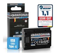 PATONA Platinum Batería para Sony NP-FZ100 FZ100, 2600mAh con USB-C | Compatible: Sony Alpha 7, A9 II, ILCE A6600, A6700, A7 III, A7 IV, A7C II, A7CR, A7S III, A7R III, A7R IV, A7R V, A7R3