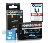 PATONA Platinum Batería USB-C, para Canon LP-E17 LPE17, 1000mAh | Batería para EOS R8 II, RP R10 R50 R100 77D 200D 250D 750D 760D 8000D Rebel T6i T6s, M3 M5 M6 II - con carga directa
