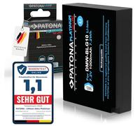 PATONA PLATINUM DMW-BLG10 Batería 1000mAh compatible con Panasonic DMW BLG10E DMW-BLE9 BLE9E Lumix DC GX9 G110 G100 TZ202 TZ101 TZ99 TZ91 GF3 GF5 GX7 GX80 LX100 II ZS70 ZS110