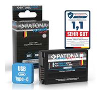 PATONA Platinum EN-EL25 Batería 1250mAh USB-C para Nikon Z30 Z50