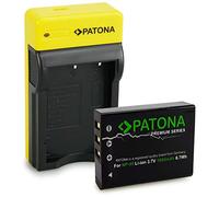 PATONA Premium Bateria NP-95 con Slim Cargador Compatible con Fujifilm FinePix F30, F31fd, Real 3D W1, X100