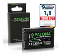PATONA Premium Batería NP-FW50 1100mAh / 7,2V / 7,9Wh Compatible con Sony Alpha 7 A7 A7S A7R A7II A6000 A6300 A6400 A6500 RX1R III DSC-RX1RM3 ZV-E10 DSC RX10 Mark II III IV NEX-3 NEX-5 NEX-6 NPFW50