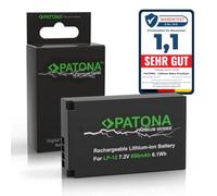 PATONA Premium Batería para Canon LP-E12 LPE12 EOS M M50 850mAh