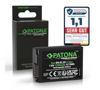 PATONA Premium EN-EL25 Batería 1350mAh - Recambio para Nikon EN-EL25, EN-EL25a - para Nikon Z30, Z50, Z50 II, Z FC - 7,6V / 10,26Wh - energía fiable para sesiones largas
