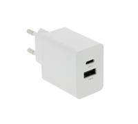 Patona Premium GaN PD35W Adaptador blanco 1xUSB-C 1xUSB-A PD3.0 QC3.0
