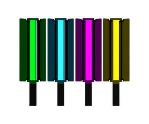 Patona Premium LED barra de luz Espada luz RGB/Bi-Color con control APP