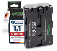PATONA Premium NP-FM500H Batería 2400mAh Compatible con Sony Alpha DSLR-A100 A200 A300 A350 A450 A500 A550 A560 A580 A700 A850 A900 SLT-A57 A65 A77 A99 A57K A65V A99 II FM500H FM-500H