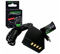 PATONA Premium NP-W126S Dummy Batería para Canon con Adaptador USB-C