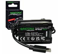 PATONA Premium NP-W235 Dummy Batería para Canon con Adaptador USB-C