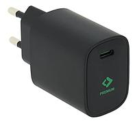 PATONA Premium PD20W Adaptador Negro, Cargador rápido USB-C, 5V/3A 9V/2.22A 12V/1.67A, Power Delivery 3.0 QC3.0 100-240V, Compacto y Ligero (48g)