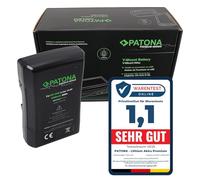 PATONA Premium v-Mount Batería BP-95W (6600mAh y 95Wh / D-Tap/USB) (así bajo el Magic 100Wh según la directiva de Vuelo de la UE)