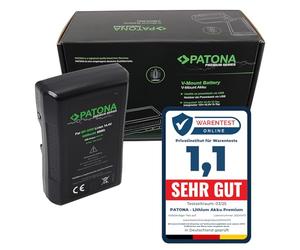 PATONA Premium v-Mount Batería BP-95W (6600mAh y 95Wh / D-Tap/USB) (así bajo el Magic 100Wh según la directiva de Vuelo de la UE)