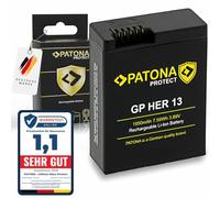 PATONA Protect Batería AEBAT-201 Compatible con GoPro Hero 13 Enduro - 1950mAh, Carcasa Ignífuga, Resistencia Extrema al Calor, Rendimiento Mejorado en Climas Fríos, Duradera y Segura