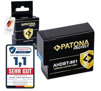 PATONA Protect Batería de Repuesto para GoPro AHDBT-801 AHDBT-501 AHDBT-701 AABAT-001 1250mAh Compatible con Hero 5 / Hero 6 / Hero 7 / Hero 8 601-10197-00 AABAT-001-AS ASST1 CHDHX-501