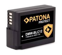 PATONA Protect DMW-BLC12 DMW-BLC12E Batería 1100mAh Compatible con Panasonic Lumix DMC FZ200 FZ300 FZ330 FZ1000 FZ2000 G5 G6 G7 G70 G81 G85 G91 GH2 GX8 GX8A GX8H GX8K DMWBLC12 DMW BLC 12 E