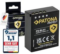 PATONA Protect BLH-1 Batería de Repuesto 2400mA Compatible con Olympus OM-D OMD EM-1 Mark II EM-1 Mark 2 E-M1X EM1 EM1X BLH1 BL-H1 BL H1, Carcasa V1 Resistente al Calor, ignífuga