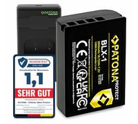 PATONA Protect BLX-1 Batería 2600mAh con USB-C Cargador PD Performance Compatible con Olympus OM-1 OM1 OM-3 OM3 BLX1 BL-X1 BL X1 BLX 1, Batería de Repuesto Carcasa Resistente al Calor, ignífuga