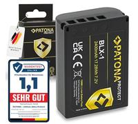 PATONA Protect BLX-1 Batería de Repuesto 2400mAh Compatible con Olympus OM-1 OM-3 OM1 OM3 BLX1 BL-X1 BL X1 BLX 1 con Sensor NTC y Carcasa V1 Resistente al Calor, ignífuga