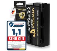 PATONA Protect EN-EL15c Batería 2600mAh NTC-Sensor V1 Carcasa de protección Compatible con Nikon Z5 Z6 II Z7 II Z8 1 D500 D600 D610 D750 D780 D800 D810 D850 D7000 D7100 D7200 D7500 ENEL15 c EN EL 15c