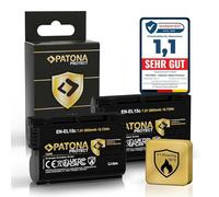 PATONA Protect EN-EL15c Batería (2X 2600mAh) con Sensor NTC y Carcasa Protectora V1 - Compatible con Zf Z6III Z7II etc.