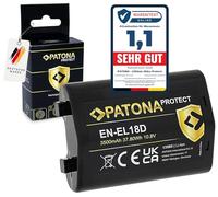PATONA Protect EN-EL18D Batería 3500mAh / 37.8Wh / 10.8V con V1 Carcasa de protección Compatible con Nikon Z9 D4 D4s D5 D6 D810 D850 EN-EL18 EN EL18 EL18D