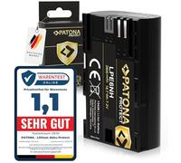 PATONA Protect V1 Batería LP-E6NH (2600mAh) Batería de Calidad con Sensor NTC y Carcasa V1 - Sistema de batería Inteligente - última generación