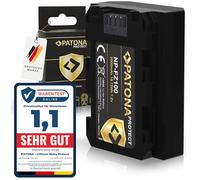 PATONA Protect NP-FZ100 Batería 2600mAh Compatible con Sony Alpha 6600 6700 A6600 A6700 A1 A9 9 R S II A7 III IV A7R 7 C 7CR 7S 7R A7III R V R3 R4 FX3 FX30 A7C2 A7R3 NPFZ100 NP FZ100 FZ 100