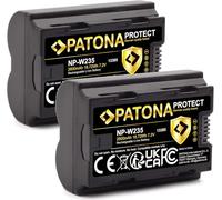 PATONA Protect NP-W235 baterías (2X 2600mAh) con Sensor NTC y Carcasa Protectora V1 - Compatible con Fuji Fujifilm GFX-50s II GFX-100S GFX-100 II X-H2 X-H2s X-S20 X-T4 X-T