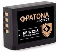 PATONA Protect V1 - Batería NP-W126s NP-W126 (1140 mAh) con Sensor NTC y Carcasa V1