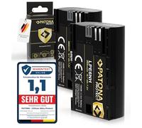 PATONA Protect V1 LP-E6NH Bateria (2X 2600mAh) con Sensor NTC y Carcasa V1 - Sistema de batería Inteligente - última generación