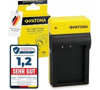 PATONA Slim Cargador para Canon LP-E17 - EOS RP R8 R10 R50 | Cargador Slim para Canon EOS R8 II, RP, R10, R50, 77D, 200D, 750D, 850D, M3 M5 M6 - batería LP-E17