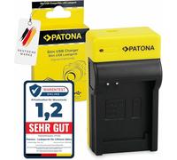 PATONA Slim Cargador para Canon NB-4L NB-5L - Ixus 220HS 120is | También para Ixus i7, Zoom 40 50 70 y PowerShot TX1, SD200, SD300, SD960 y SD1100 - formato compacto