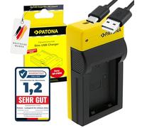 PATONA Slim Cargador USB-C para NP-FW50 Baterías Compatible con Sony NEX-C3 NEX-F3 NEX-3 NEX-5 NEX-6 NEX-7 DSC-RX10 Mark II III IV Alpha 7 A7 A7S A7R A7II A5000 A6000 A6300 A6400 A6500