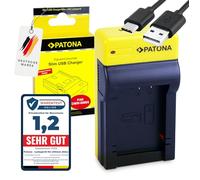 PATONA Slim Cargador USB-C para Panasonic DMW-BMB9, Leica BP-DC9