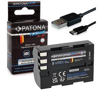 PATONA USB-C Platinium EN-EL3E Batería 2250mAh Compatible con Nikon D50 D70 D70s D80 D90 D100 D200 D300 D300S D700 EN EL3E ENEL3E